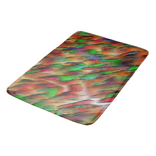 Tapis De Bain Mélange de taches opaques et chromées