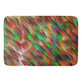 Tapis De Bain Mélange de taches opaques et chromées (Devant)