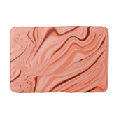 Tapis De Bain Mélangez la pêche, saumon, corail clair et rose (Devant)