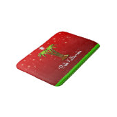 Tapis De Bain Mele Kalikimaka Palm Tree pour Noël (Angle)