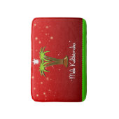 Tapis De Bain Mele Kalikimaka Palm Tree pour Noël (Devant (Vertical))