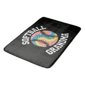 Tapis De Bain Mémé de softball (Angle)