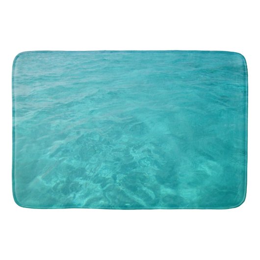Tapis De Bain Mer des Caraïbes de turquoise (Devant)