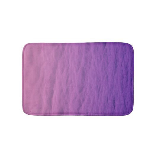 Tapis De Bain Mer Rose Et Violet (Devant)
