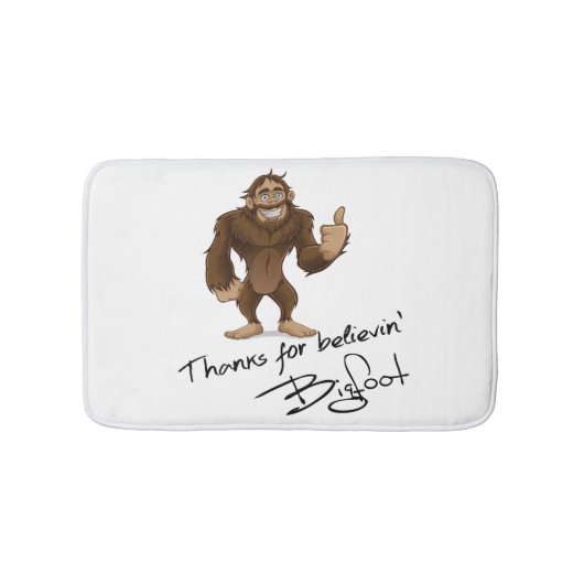 Tapis De Bain Merci pour autographe de Believin Bigfoot (Devant)