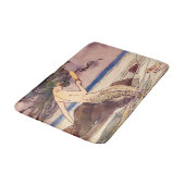 Tapis De Bain “Mermaid” Fairy Art by Alice B Woodward (Angle)