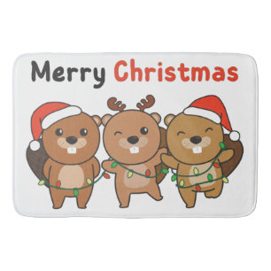 Tapis De Bain Merry Christmas