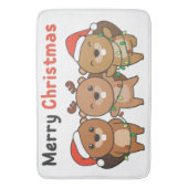 Tapis De Bain Merry Christmas (devant Vertical)