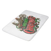 Tapis De Bain Merry Christmas steampunk (Angle)