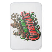Tapis De Bain Merry Christmas steampunk (devant Vertical)