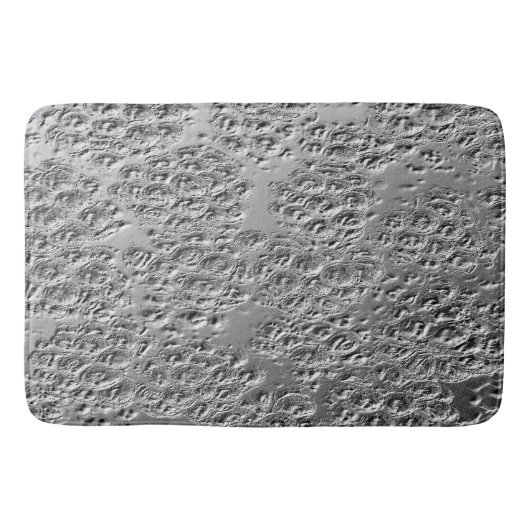 Tapis De Bain Métal argenté endommagé (Devant)