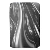 Tapis De Bain Métal argenté fluide (devant Vertical)