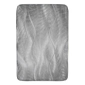 Tapis De Bain Métal brossé argenté Abstrait (devant Vertical)
