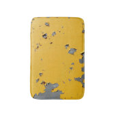 Tapis De Bain Métal jaune fissuré : texture sale. (Devant (Vertical))