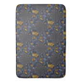 Tapis De Bain Métal Moulé or et argent bleu (devant Vertical)