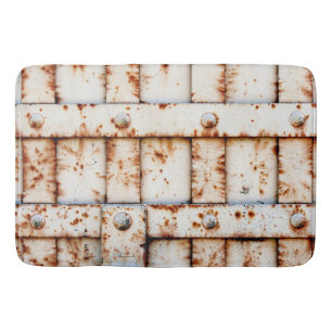 Tapis De Bain Métal Rouillé - Drôle Cool