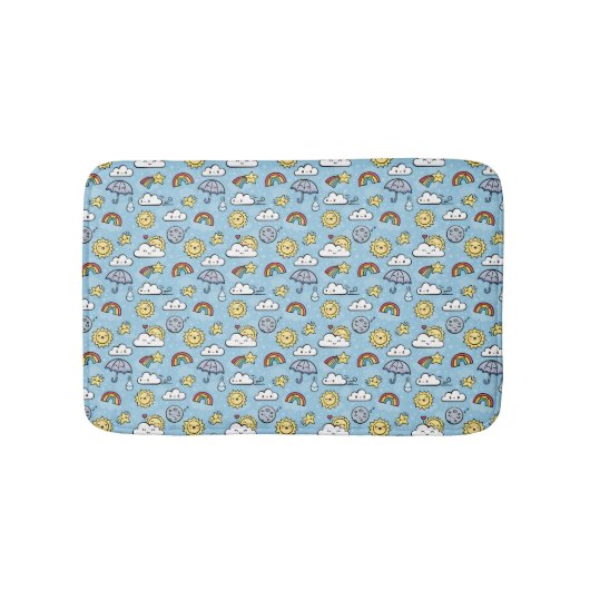 Tapis De Bain Météo mignonne (Devant)