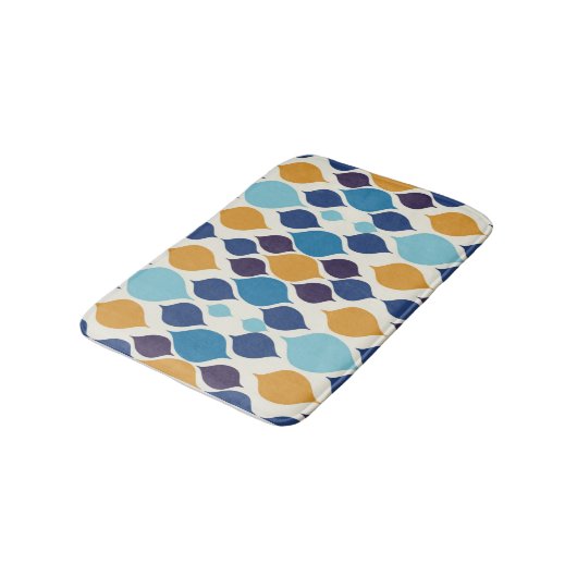 Tapis De Bain Mi-siècle 1960 Géométrique (Angle)