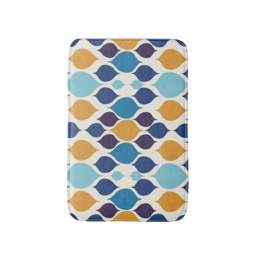 Tapis De Bain Mi-siècle 1960 Géométrique (Devant (Vertical))