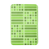 Tapis De Bain Mi-siècle Cercles modernes Lignes Chartreuse (Devant (Vertical))