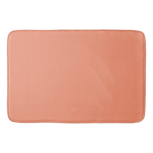 Tapis De Bain Mi-Siècle moderne Peach Solide (Devant)