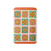 Tapis De Bain Mi-Siècle Moderne Soleil Façades Drainer Plat - (Devant (Vertical))