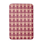 Tapis De Bain Mi-siècle Poisson moderne, pêche et marron (Devant (Vertical))