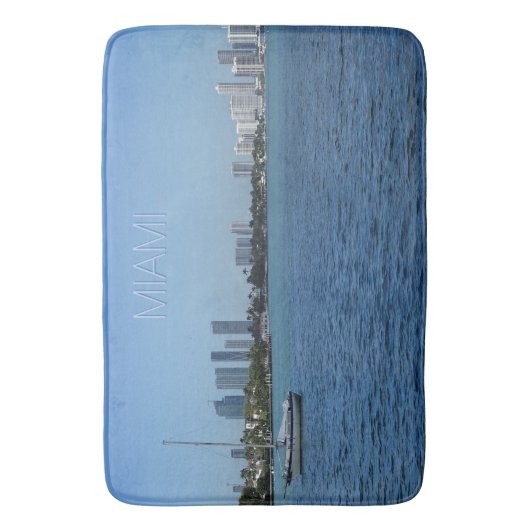 Tapis De Bain Miami Skyline (devant Vertical)
