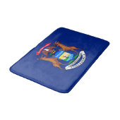 Tapis De Bain Michigan State Flag Design (Angle)