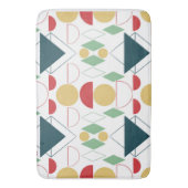 Tapis De Bain Mid Century Mod géométrique (devant Vertical)