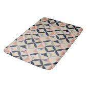Tapis De Bain Mid Century Modern Geometric Abstract Pattern (Angle)