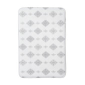 Tapis De Bain Midcentury Starburst Diamonds Light Gray (Devant (Vertical))