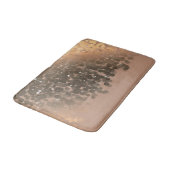 Tapis De Bain Miel Champagne Beige Golden Sparklight (Angle)