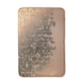 Tapis De Bain Miel Champagne Beige Golden Sparklight (Devant (Vertical))
