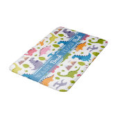 Tapis de bain mignon de dinosaures (Angle)