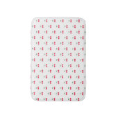 Tapis de bain mignon de motif de cerise (Devant (Vertical))