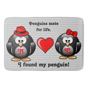 Tapis De Bain Mignon j'ai trouvé mon compagnon de pingouin pour