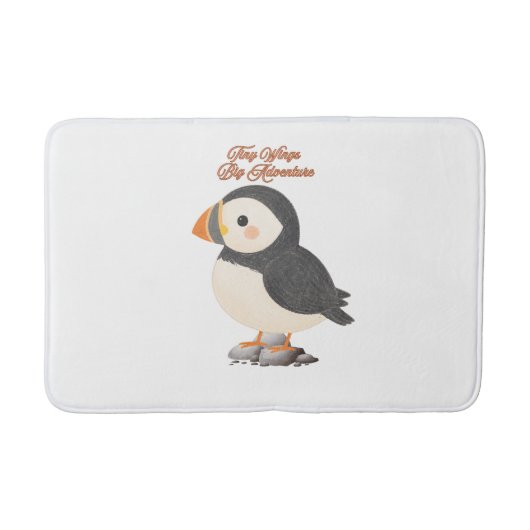 Tapis de bain Mignon Macareux (Devant)