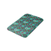 Tapis De Bain mignon motif en plumes de paon (Angle)