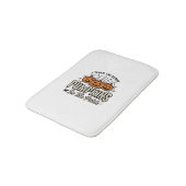 Tapis De Bain Mignon professeur de citrouille création Halloween (Angle)