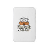 Tapis De Bain Mignon professeur de citrouille création Halloween (Devant (Vertical))