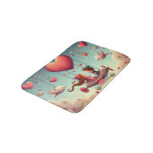 Tapis De Bain Mignonne bémol Saint Valentin hydravion (Angle)