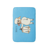 Tapis De Bain Mignonne brebis avec blouson (Devant (Vertical))