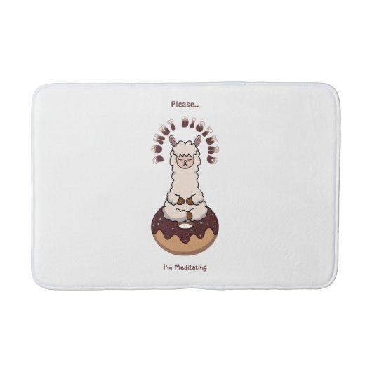 Tapis De Bain Mignonne Drôle Dire Pun De Nourriture (Devant)