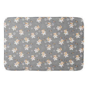 Tapis De Bain Mignonne Ours en peluche momies et crânes