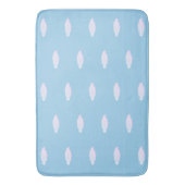 Tapis De Bain Mignons nuages pastel sur bleu ciel clair (devant Vertical)