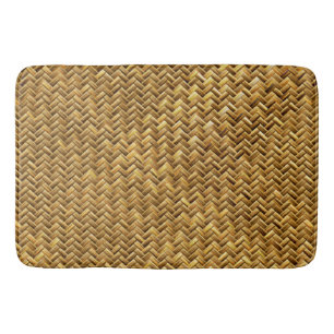 Tapis De Bain Milieu Baskeweave naturel Brown