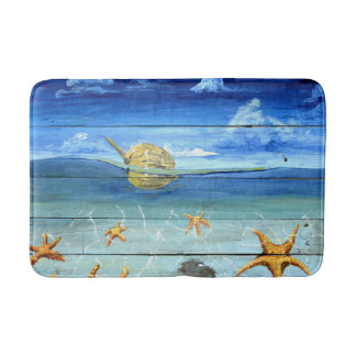 Tapis De Bain Milieu coloré Mat de bain Sky Starfish de Yotigo