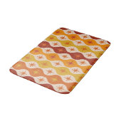 Tapis De Bain Milieu de siècle Orange Atomiques Explosion en for (Angle)