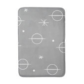 Tapis De Bain Milieu du siècle moderne Cercles Abstraits Étoiles (Devant (Vertical))